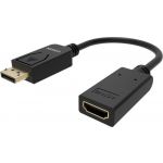 Adaptador de vídeo Vision - DisplayPort / HDMI - Mini DisplayPort (M) para HDMI (F) - preto - TC-MDPHDMI/BL