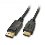 LINDY Cabo DisplayPort Macho > HDMI Macho 1m Gold - 41480