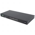 Intellinet Switch 16-Port Gigabit Poe+ Lcd-anzeige 19' 2xSFP - 561259