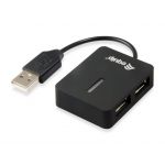Equip 4 Ports Travel USB Hub - 128952