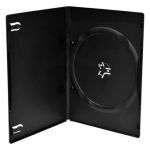 MediaRange Pack 10 Capa DVD slim para 1 disco, 7mm, Preta - BOX33