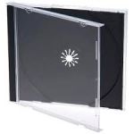 Mediarange Alta Qualidade 10.4mm Cd Jewelcase for 1 Disc, Black Tray - BOX22-M