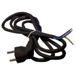 Cabo Alimentação 2 X 1 mm² + Terra (5 Mts) - Preto - S18315
