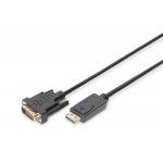 Digitus Cabo Adaptador DisplayPort 1.1a para DVI 3m com Bloqueio
