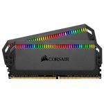 Memória RAM Corsair 16GB Dominator Platinum RGB (2x8GB) DDR4-3200 PC4-25600 CL16 Black - CMT16GX4M2Z3200C16