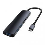 Devia Adaptador Leopard USB-C to HDMI/2xUSB/PD Grey - D6938595329449