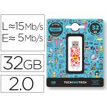 Tech One Pendrive 32GB Emojitech Heart-eyes - 10482