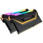 Memória RAM Corsair 16GB Vengeance TUF RGB Pro 2x 8GB DDR4 3000MHz CL15 Black - CMW16GX4M2C3000C15-TUF