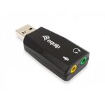 Equip Adaptador USB para 2x Jack 3.5 - 245320