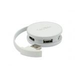 CoolBox Hub 4 Portas USB 2.0 - Branco - 1040015