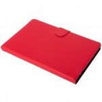 SilverHT Capa Bookcase Red com Teclado Bluetooth para Samsung Tab A 2019 10.1" (Teclado Espanhol)