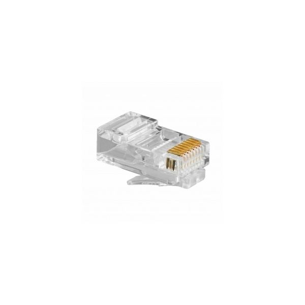 Gembird Conector RJ45 Categoria 5 UTP PLUG3UP6 8P8C Quantidade: 100 ...
