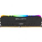Memória RAM Crucial 8GB Ballistix RGB DDR4 3200MHz CL16 Black - BL8G32C16U4BL
