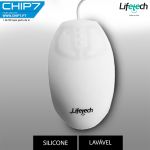 Lifetech Mouse USB Silicone Higienizavel Lavavel White - LFMOU064
