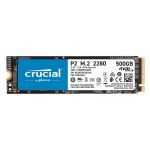 SSD Crucial 500GB M.2 2280 P2 3D TLC NAND NVMe - CT500P2SSD8