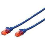 Ewent Patch Cable CAT 6 UTP 0,5mt blue - EW-6U-005B
