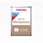 Toshiba 8TB N300 NAS 3.5" 7200rpm SATA III Bulk - HDWG180UZSVA