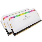 Memória RAM Corsair 16GB Dominator Platinum RGB (2x8GB) DDR4-3200 PC4-25600 CL16 White - CMT16GX4M2Z3200C16W