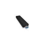 Icy Box Caixa Disco M.2 SSD USB 3.1 A Preto - IB-1818-U31