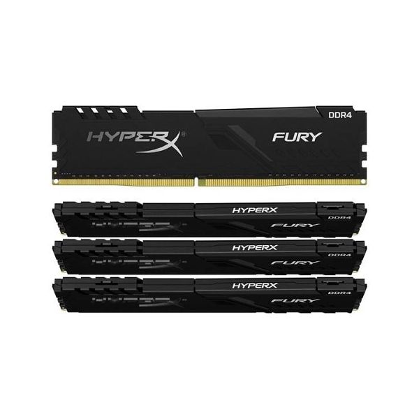 Memória RAM Kingston 64GB HyperX Fury Black DDR4 3600Mhz PC4-28800