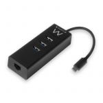 Ewent Hub 3-Port USB 3.1 Gen1 (USB 3.0) Type C with Gigabit