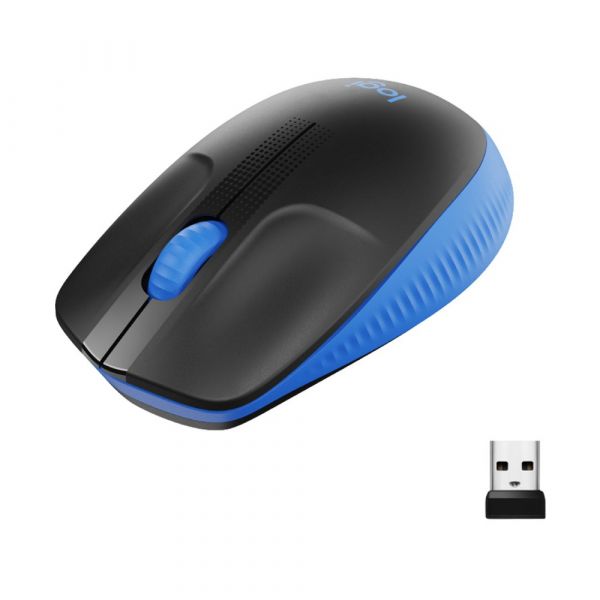 Logitech M190 Wireless Mouse 1000 DPI Blue