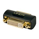 Lindy Adaptador DVI-I 24+5 Fêmea P/ Fêmea Gold 41233