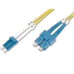 Digitus FO patch cord, duplex, SC (APC) to LC (PC) SM OS2 09/125 u, 2 m Length 2 m - DK-292SCA3LC-02