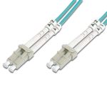Digitus FO patch cord, duplex, LC to LC MM OM3 50/125 u, 15 m Length 15m, Class OM3 - DK-2533-15/3