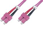 Digitus FO patch cord, duplex, SC to SC MM OM4 50/125 u, 10 m Length 10m - DK-2522-10-4