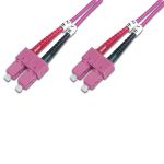 Digitus FO patch cord, duplex, SC to SC MM OM4 50/125 u, 3 m Length 3m - DK-2522-03-4