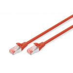 Digitus CAT 6 S-FTP patch cable, Cu, LSZH AWG 27/7, length 10 m, color red - DK-1644-100/R
