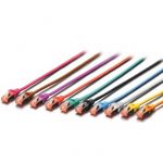 Digitus CAT 6 S-FTP patch cable, Cu, LSZH AWG 27/7, length 10 m, color black - DK-1644-100/BL