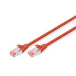 Digitus CAT 6 S-FTP patch cable, Cu, LSZH AWG 27/7, length 1 m, color red - DK-1644-010/R