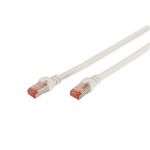 Digitus CAT 6 S-FTP patch cable, Cu, LSZH AWG 27/7, length 0.25 m, color white - DK-1644-0025/WH
