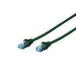 Digitus CAT 5e SF-UTP patch cable, PVC AWG 26/7, length 5 m, color green - DK-1532-050/G