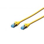 Digitus CAT 5e SF-UTP patch cable, Cu, PVC AWG 26/7, length 10 m, color yellow - DK-1531-100/Y
