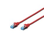 Digitus CAT 5e SF-UTP patch cable, Cu, PVC AWG 26/7, length 2 m, color red - DK-1531-020/R