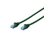 Digitus CAT 5e SF-UTP patch cable, Cu, PVC AWG 26/7, length 1 m, color green - DK-1531-010/G
