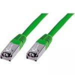 Digitus CAT 5e SF-UTP patch cable, Cu, PVC AWG 26/7, length 0.5 m, color green - DK-1531-005/G
