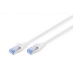 Digitus CAT 5e U-UTP patch cable, PVC AWG 26/7, length 1 m, color white - DK-1512-010/WH