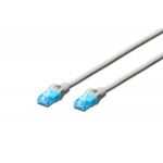 Digitus CAT 5e U-UTP patch cable, Cu, PVC AWG 26/7, length 2 m, color white - DK-1511-020/WH