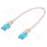 Digitus CAT 5e U-UTP patch cable, Cu, PVC AWG 26/7, length 0.25 m, color grey - DK-1511-0025
