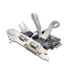 Digitus PCIe Card Low Profile 1p Paralela + 2p Serie