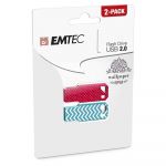 Emtec 32GB Wallpaper M750 USB 2.0 2un- ECMMD32GM752P2W