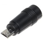 Ficha Adaptadora Micro USB B Macho DC Femea 2,1/5,5mm - GT-555