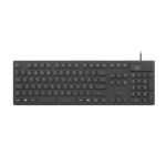 Teclado 1Life Keyboard Silicone Cleanboard PT Black