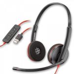 Plantronics Headset Poly Blackwire C3220 Black USB