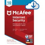 Mcafee Software Internet Security (10 Dispositivos 1 ano PC, Mac, Smartphone e Tablet Formato Digital)