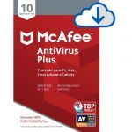 Mcafee Software AntiVirus Plus (10 Dispositivos 1 Ano PC, Mac, Smartphone e Tablets Formato Digital)